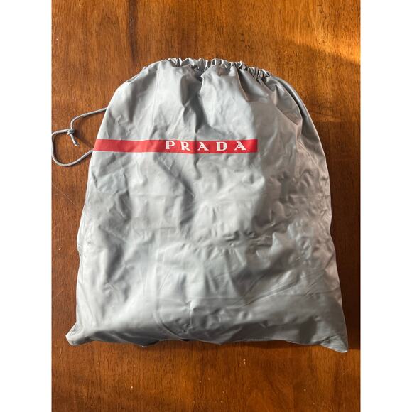 Authentic Prada Men's Size 9.5 Leather Low Trainers Brown w/Bag - Picture 14 of 14